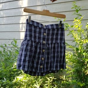 Plad navy skirt